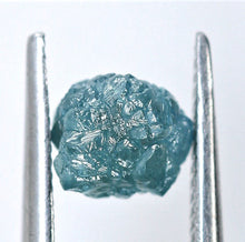 Load image into Gallery viewer, Blue Diamond Rough Facet Canadian 2 carat 8mm Raw