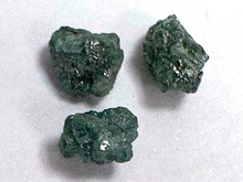 Load image into Gallery viewer, Blue Diamond Rough Facet Canadian 1 carat 6mm Raw