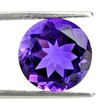 Load image into Gallery viewer, Amethyst Round Cut African Dark Purple Small AAA VS Nice