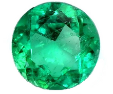 Cargar imagen en el visor de la galería, Emerald Muzo Round Cut 3mm Colombian Natural Gemstone Faceted Tiny