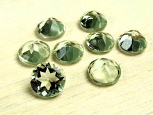 Charger l'image dans la galerie, Améthyste verte Prasiolite coupe ronde pierres précieuses en vrac brésilienne naturelle AA