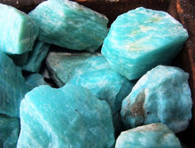 Load image into Gallery viewer, Amazonite Rough Brazilian Natural Raw 1 lb Wholesale Lot