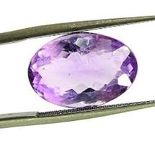 Load image into Gallery viewer, Amethyst Oval Cut Brazilian Small 9x7mm 1 3/4 Carat Stone