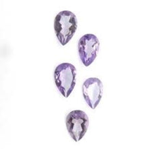 Load image into Gallery viewer, Amethyst Pear (Tear Drop) Cut Brazilian Calibrated Sizes