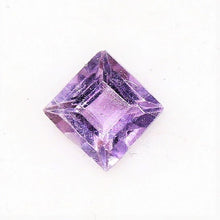 Load image into Gallery viewer, Amethyst Princess Cut Brazilian Small 5mm Square