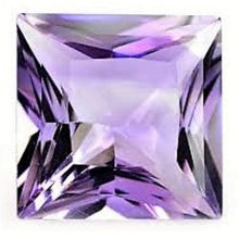 Load image into Gallery viewer, Amethyst Princess Cut Brazilian Small 5mm Square