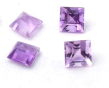 Load image into Gallery viewer, Amethyst Princess Cut Brazilian Small 5mm Square