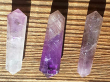 Load image into Gallery viewer, Amethyst Crystal Obelisk Gem Double Terminated Healing Wand