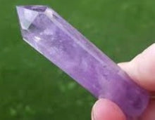 Load image into Gallery viewer, Amethyst Crystal Obelisk Gem Single Terminated Healing Wand
