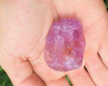 Load image into Gallery viewer, Amethyst Loose Crystal Rough Facet Gem Brazilian 35mm Raw