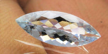 Load image into Gallery viewer, Aquamarine Marquise Cut Brazilian Navette Eye Shape