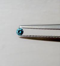 Load image into Gallery viewer, Blue Diamond Round Cut Indian 2mm Micro Sized