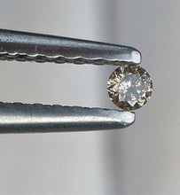 Load image into Gallery viewer, Champagne Colored Diamond Round Cut African 2mm Micro Sized