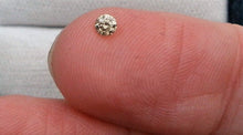 Load image into Gallery viewer, Champagne Colored Diamond Round Cut 3mm Mini Sized