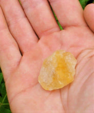 Load image into Gallery viewer, Citrine Crystal Rough Facet Loose Gem Raw 35mm