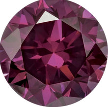 Cargar imagen en el visor de la galería, Diamante morado oscuro de talla redonda canadiense de 2 mm de tamaño micro