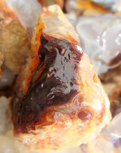 Load image into Gallery viewer, Fire Agate Rough Cut Arizona Natural 2000 Carats Bulk Lot