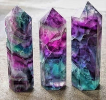 Load image into Gallery viewer, Fluorite Crystal Obelisk Gem Single Terminated Healing Wand