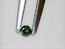 Load image into Gallery viewer, Green Diamond Round Cut African 2mm Micro Sized