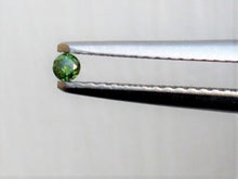 Load image into Gallery viewer, Green Diamond Round Cut African 2mm Micro Sized