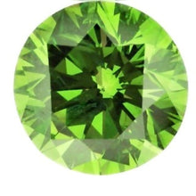 Load image into Gallery viewer, Green Diamond Round Cut African 2mm Micro Sized