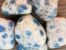 Load image into Gallery viewer, Afghanite K2 Mountain Tumbled Stone Blue & White