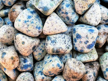 Load image into Gallery viewer, Afghanite K2 Mountain Tumbled Stone Blue & White