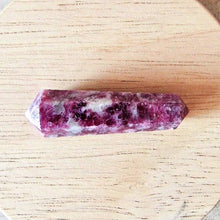 Lade das Bild in den Galerie-Viewer, Lepidolite Obelisk Crystal Gem Double Terminated Healing Wand