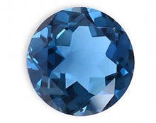 Load image into Gallery viewer, London Blue Topaz Round Cut Natural Calibrated Brazilian