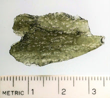 Charger l'image dans la galerie, Moldavite Tektite Fragment Météorite Vert Impact Verre Météore Roche 2g