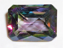 Load image into Gallery viewer, Mystic Topaz Emerald Cut Rainbow Brazilian 8x6mm 2 Carat