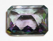 Load image into Gallery viewer, Mystic Topaz Emerald Cut Rainbow Brazilian 8x6mm 2 Carat