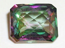 Load image into Gallery viewer, Mystic Topaz Emerald Cut Rainbow Brazilian 8x6mm 2 Carat