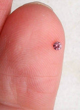 Load image into Gallery viewer, Pink Diamond Round Cut African 3.5mm Mini Sized