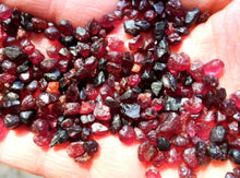 Load image into Gallery viewer, Pyrope Garnet Rough Facet Arizona Red Bulk Lot 7g Raw Gems