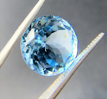 Load image into Gallery viewer, Sky Blue Topaz Round Cut Natural Calibrated Brazilian