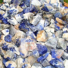 Load image into Gallery viewer, Sodalite Rough Facet Blue Canada Natural 2000 Carats Bulk Lot
