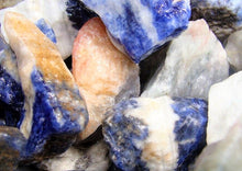 Load image into Gallery viewer, Sodalite Rough Facet Blue Canada Natural 3000 Carats Bulk Lot