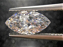 Load image into Gallery viewer, White Diamond Marquise Cut African 4mm x 2.5mm Micro Sized