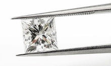 Load image into Gallery viewer, White Diamond Princess Cut African Micro Sized