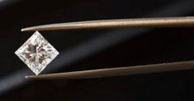 Load image into Gallery viewer, White Diamond Princess Cut African Micro Sized