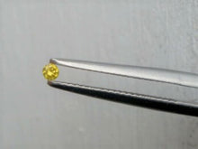 Load image into Gallery viewer, Yellow Diamond Round Cut African 2mm Micro Sized