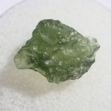 Load image into Gallery viewer, Moldavite Tektite Fragment Meteorite Green Impact Rock 1/2g Genuine Czech Republic
