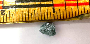 Blue Diamond Rough Facet Canadian 2 carat 8mm Raw