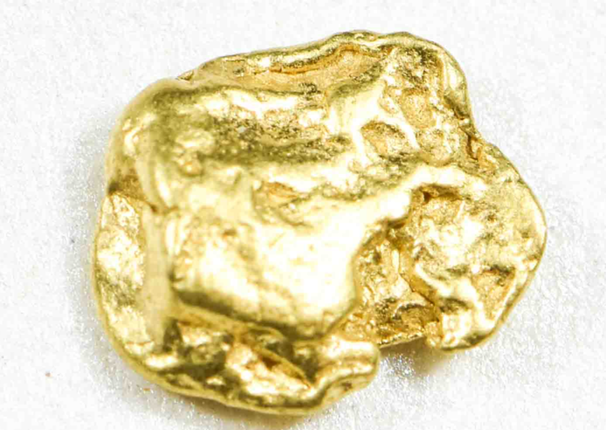 Pépite d'or d'Alaska authentique Yukon petite 22 carats 0,7 g fin