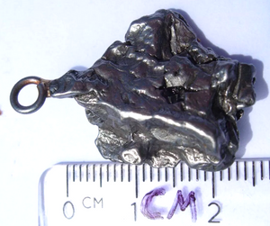 Campo del Cielo Necklace Pendant Jewelry Meteorite Charm Piece