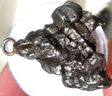 Charger l&#39;image dans la galerie, Campo del Cielo Necklace Pendant Jewelry Meteorite Charm Piece
