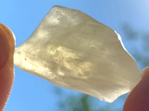 Libyan Glass Meteorite Impactite Fragment Desert Rock Small