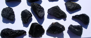 Tektite Lot 10 Pieces Meteorite Fragment Impact Glass Space Rock