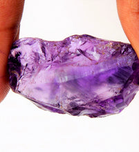 Load image into Gallery viewer, Amethyst Loose Crystal Rough Facet Gem Brazilian 35mm Raw
